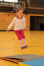 Trainingseinheit bei den Vorschulkindern