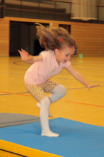 Trainingseinheit bei den Vorschulkindern