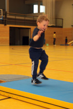 Trainingseinheit bei den Vorschulkindern