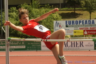 2. Landesmeisterschaft U14 in Bautzen (Hochsprung)