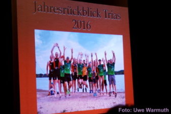 Weihnachtsfeier der Triathleten Mitte Januar