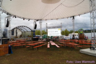 Ruhe nach dem Gewittersturm und Ruhe vor dem Triathleten-Sturm - Uwe Warmuth