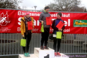 5,3 km: Spreetal, Zieleinlauf, Siegerehrung