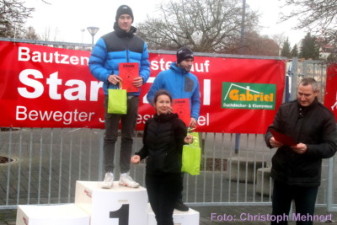 5,3 km: Spreetal, Zieleinlauf, Siegerehrung
