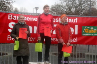 10,6 km: Spreetal, Zieleinlauf, Siegerehrung