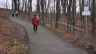 Silvesterlauf 2019 - Spitzkehre zum Spreetal