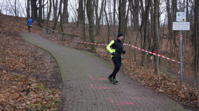 Silvesterlauf 2019 - Spitzkehre zum Spreetal