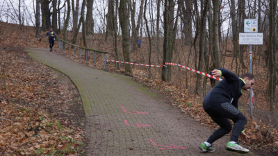 Silvesterlauf 2019 - Spitzkehre zum Spreetal