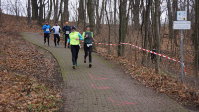 Silvesterlauf 2019 - Spitzkehre zum Spreetal