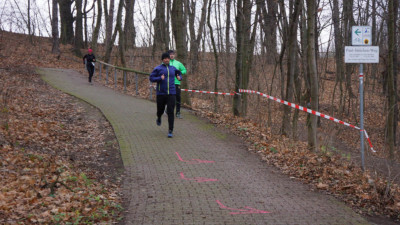 Silvesterlauf 2019 - Spitzkehre zum Spreetal