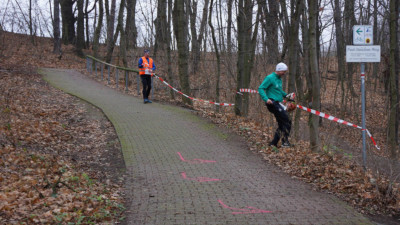 Silvesterlauf 2019 - Spitzkehre zum Spreetal