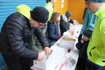 Silvesterlauf 2019 - Startbereich und Start