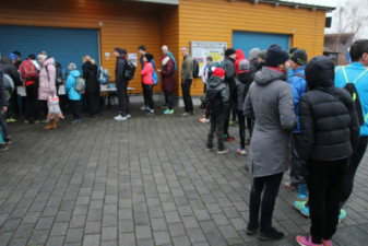Silvesterlauf 2019 - Startbereich und Start