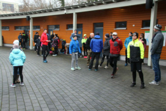 Silvesterlauf 2019 - Startbereich und Start