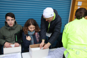 Silvesterlauf 2019 - Startbereich und Start