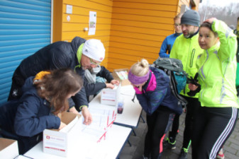 Silvesterlauf 2019 - Startbereich und Start