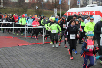 Silvesterlauf 2019 - Startbereich und Start