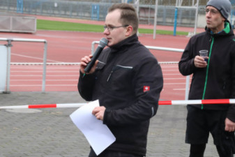 Silvesterlauf 2019 - Zielbereich und Siegerehrung
