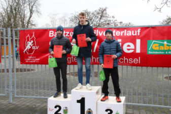 Silvesterlauf 2019 - Zielbereich und Siegerehrung