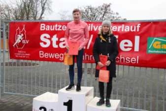 Silvesterlauf 2019 - Zielbereich und Siegerehrung