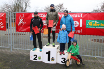 Silvesterlauf 2019 - Zielbereich und Siegerehrung