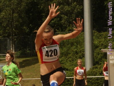 2. Landesmeisterschaft U14 in Bautzen (Weitsprung)