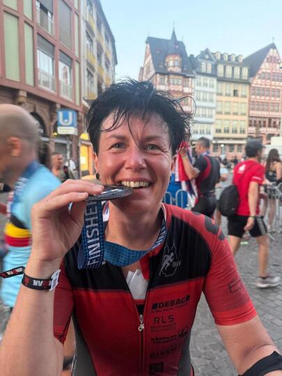 Jeannette Effenberger vom BLV ist unsere erste Ironwoman!