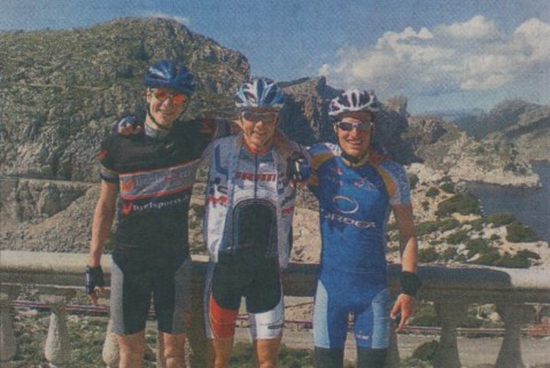 Maik Petzold trainiert auf Mallorca