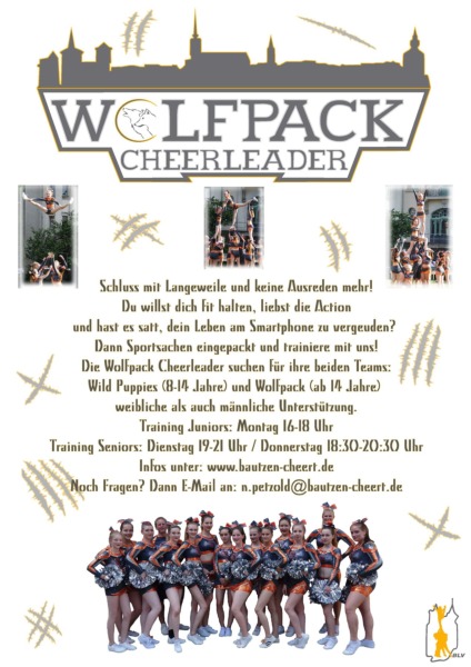 Neues Team der Bautzener Cheerleader