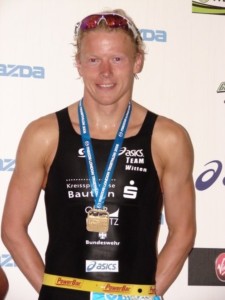 1. Platz beim London Triathlon